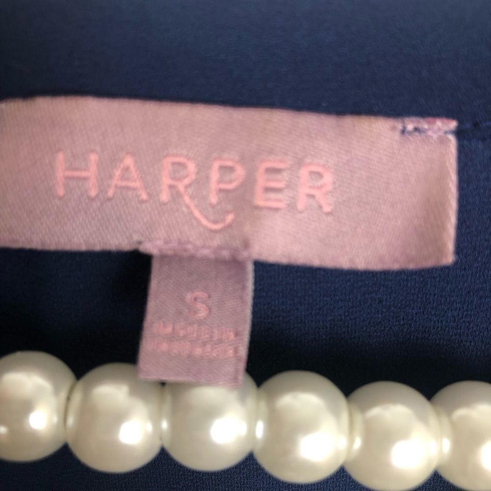 Harper blue blouse size Small - Picture 7 of 9